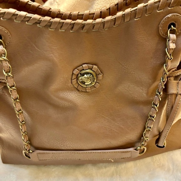 Western Shoulder Bag Hazelnut Brown CBOCS Distribution Drawstring Bronze Hardwre - Picture 10 of 16